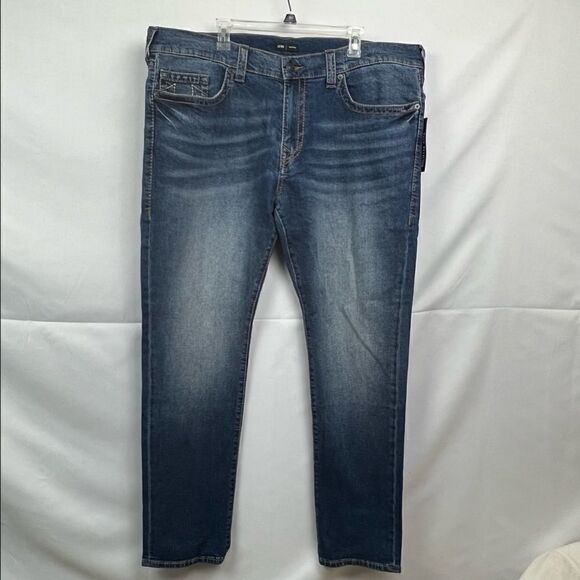 True Religion Geno Relaxed Slim Big T No Flap Jeans NWT - Picture 3 of 15